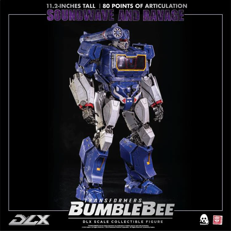 Threezero Transformers: Bumblebee DLX Scale Collectible Series Soundwave and Ravage - Image 8