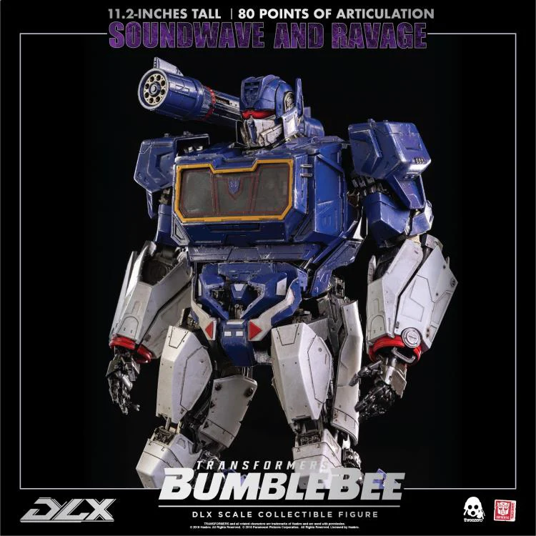 Threezero Transformers: Bumblebee DLX Scale Collectible Series Soundwave and Ravage - Image 9