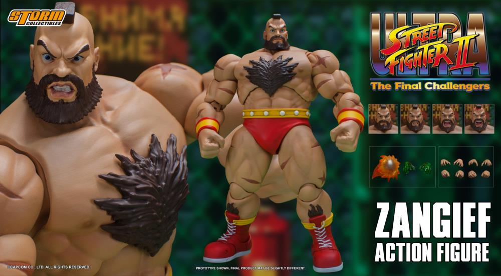 Ultra Street Fighter II: The Final Challengers Zangief 1/12 Scale Figure - Image 12