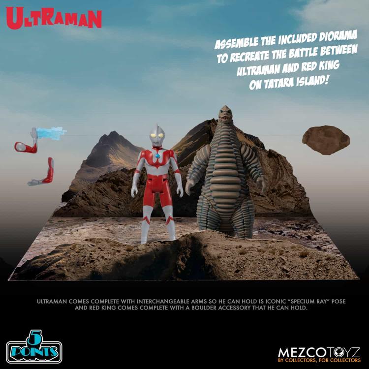 Ultraman 5 Points Ultraman and Red King Box Set - Image 4