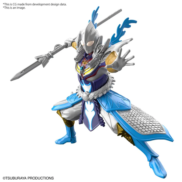 Ultraman Armour of Legends Ultraman Tiga Zhao Yun Armour Model Kit - Image 2