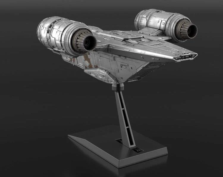 Vehicle Model #018 The Mandalorian Razor Crest (Silver Coating Ver.) Model Kit - Image 3
