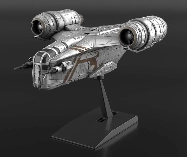 Vehicle Model #018 The Mandalorian Razor Crest (Silver Coating Ver.) Model Kit - Image 4