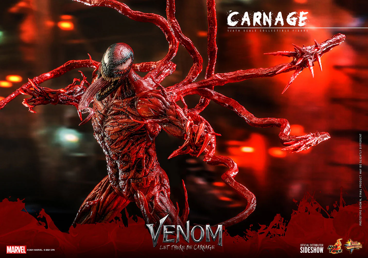 Venom: Let There Be Carnage -  Carnage Deluxe MMS620 - Image 6