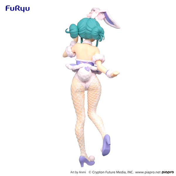 Vocaloid BiCute Bunnies Hatsune Miku White Rabbit (Purple Ver.) Figure - Image 4