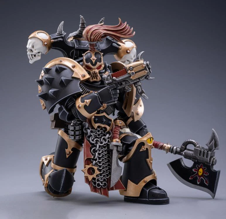 Warhammer 40K Black Legion Brother Narghast 1/18 Scale Figure - Image 3