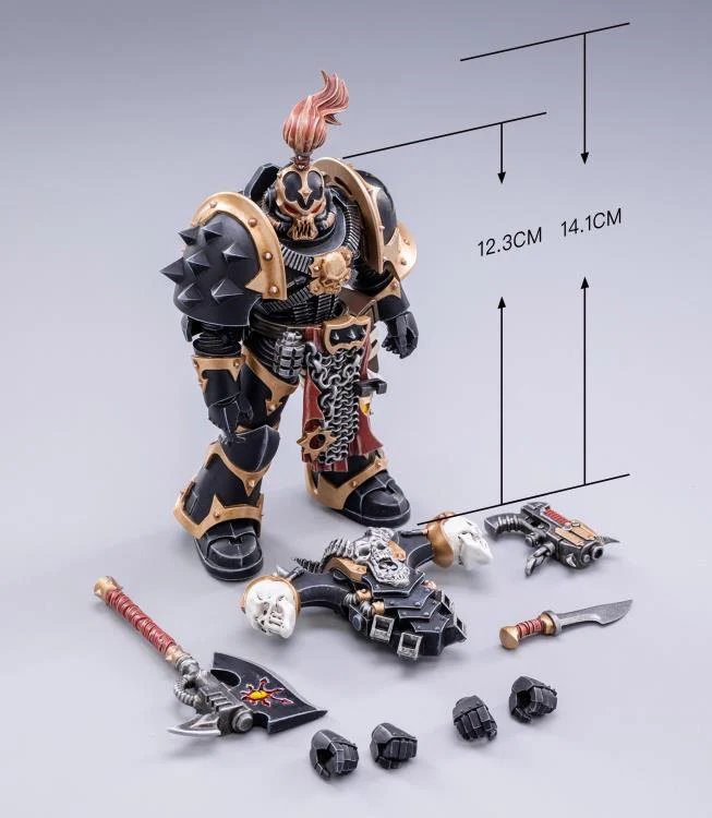 Warhammer 40K Black Legion Brother Narghast 1/18 Scale Figure - Image 4
