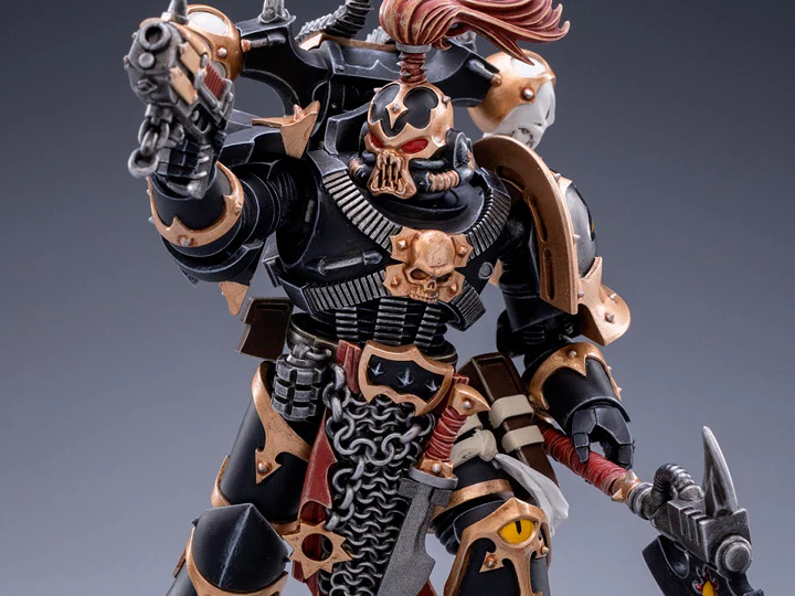 Warhammer 40K Black Legion Brother Narghast 1/18 Scale Figure - Image 5