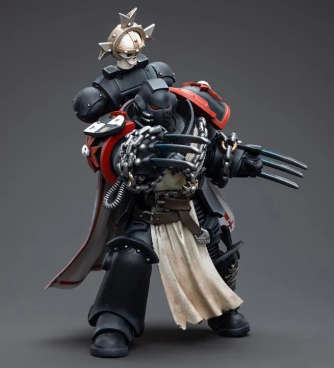 Warhammer 40K Black Templars Primaris Sword Brethren Alberic 1/18 Scale Figure - Image 6