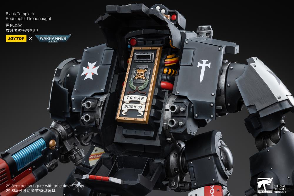Warhammer 40K Black Templars Redemptor Dreadnought 1/18 Scale Figure - Image 13