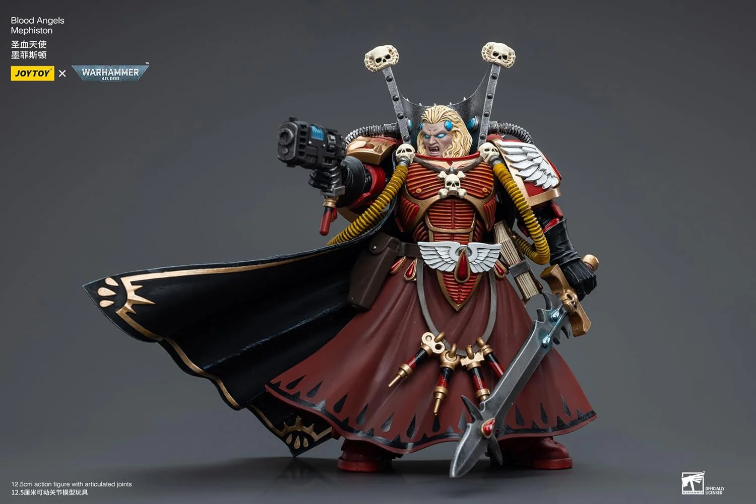 Warhammer 40k Blood Angels Mephiston 1/18 Scale Figure - Image 7