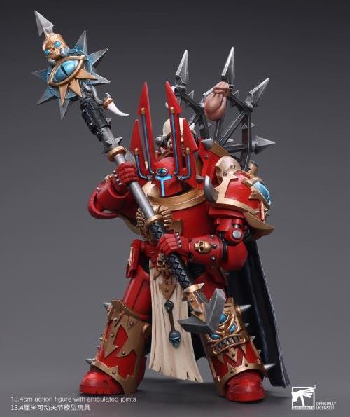 Warhammer 40k Chaos Space Marines Crimson Slaughter Sorcerer Lord in Terminator Armour 1/18 Scale Figure - Image 4