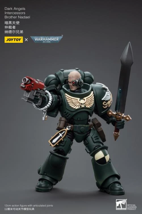 Warhammer 40K Dark Angels Intercessors Brother Nadael 1/18 Scale Figure - Image 6