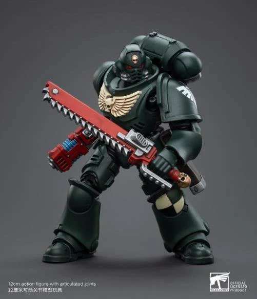 Warhammer 40K Dark Angels Intercessors Sergeant Caslan 1/18 Scale Figure - Image 4