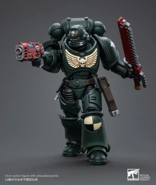 Warhammer 40K Dark Angels Intercessors Sergeant Caslan 1/18 Scale Figure - Image 5