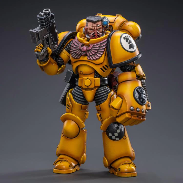 Warhammer 40K Imperial Fists Intercessors Brother Sergeant Sevito 1/18 Scale Figure - Image 3