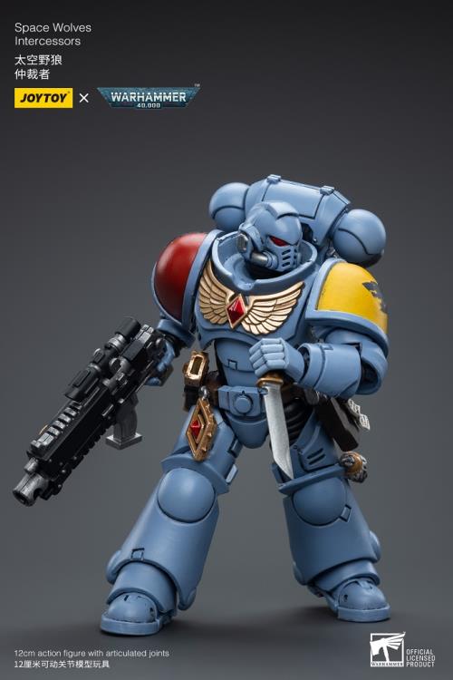 Warhammer 40K Space Wolves Intercessors 1/18 Scale Figure - Image 2