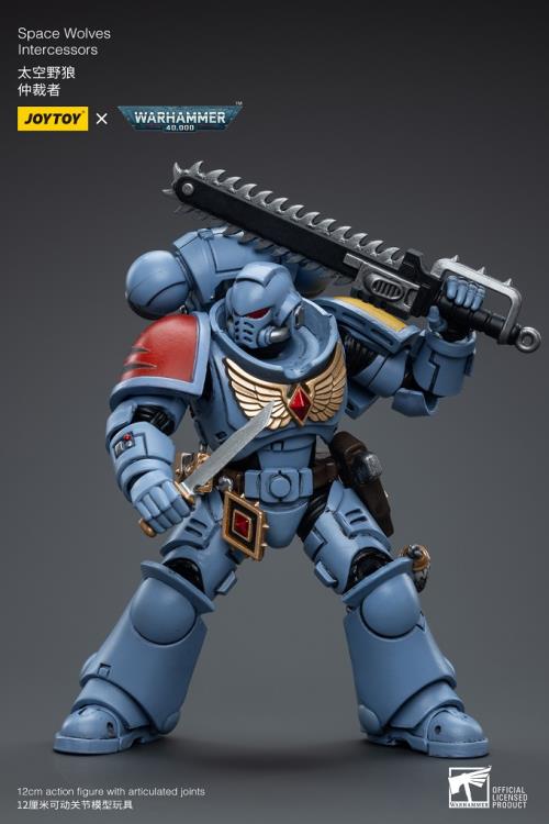 Warhammer 40K Space Wolves Intercessors 1/18 Scale Figure - Image 5
