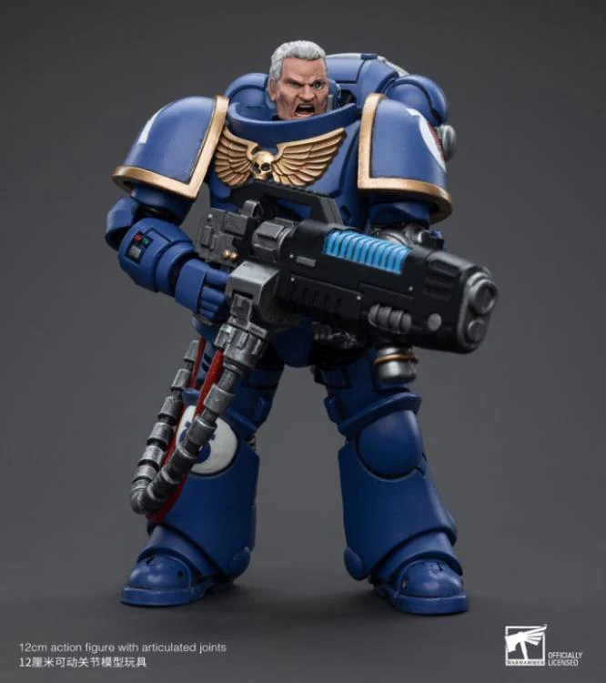 Warhammer 40K Ultramarines Hellblasters Sergeant Ulaxes 1/18 Scale Figure - Image 2