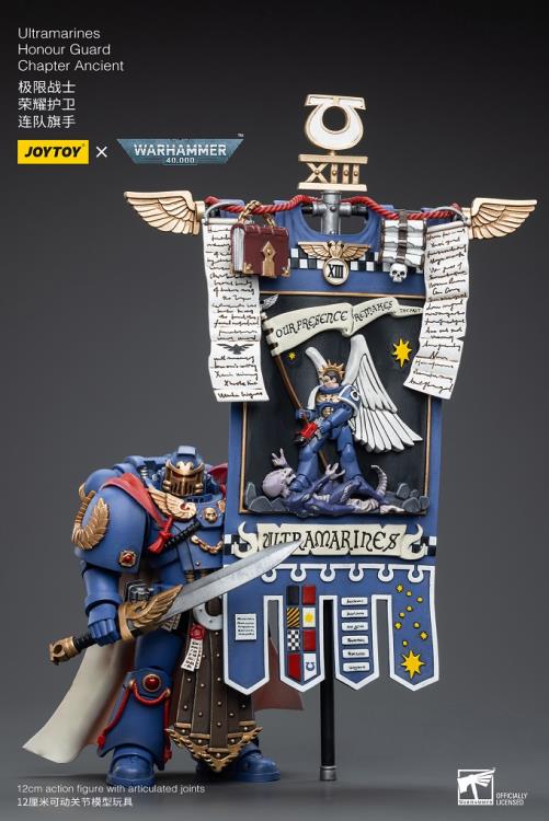 Warhammer 40K Ultramarines Honor Guard Chapter Ancient 1/18 Scale Figure - Image 7