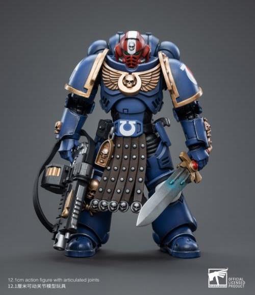 Warhammer 40k Ultramarines Intercessor Veteran Sergeant Brother Aeontas 1/18 Scale Figure - Image 7