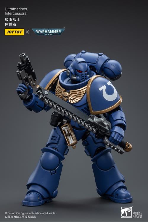 Warhammer 40K Ultramarines Intercessors 1/18 Scale Figure - Image 2