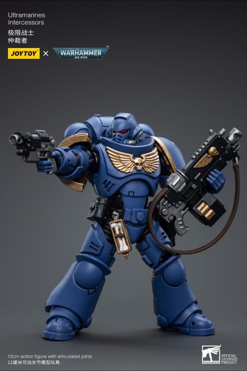 Warhammer 40K Ultramarines Intercessors 1/18 Scale Figure - Image 3