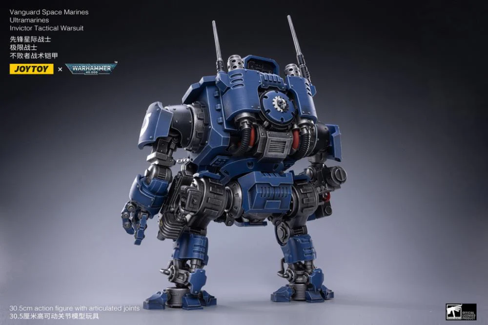 Warhammer 40K Ultramarines Invictor Tactical Warsuit 1/18 Scale Mecha Figure Set - Image 6