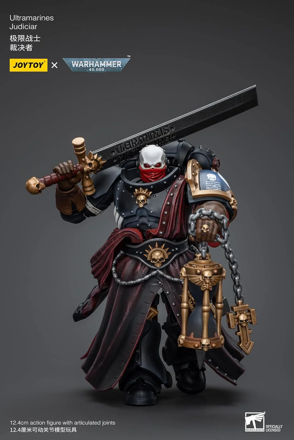 Warhammer 40k Ultramarines Judiciar 1/18 Scale Action Figure - Image 4