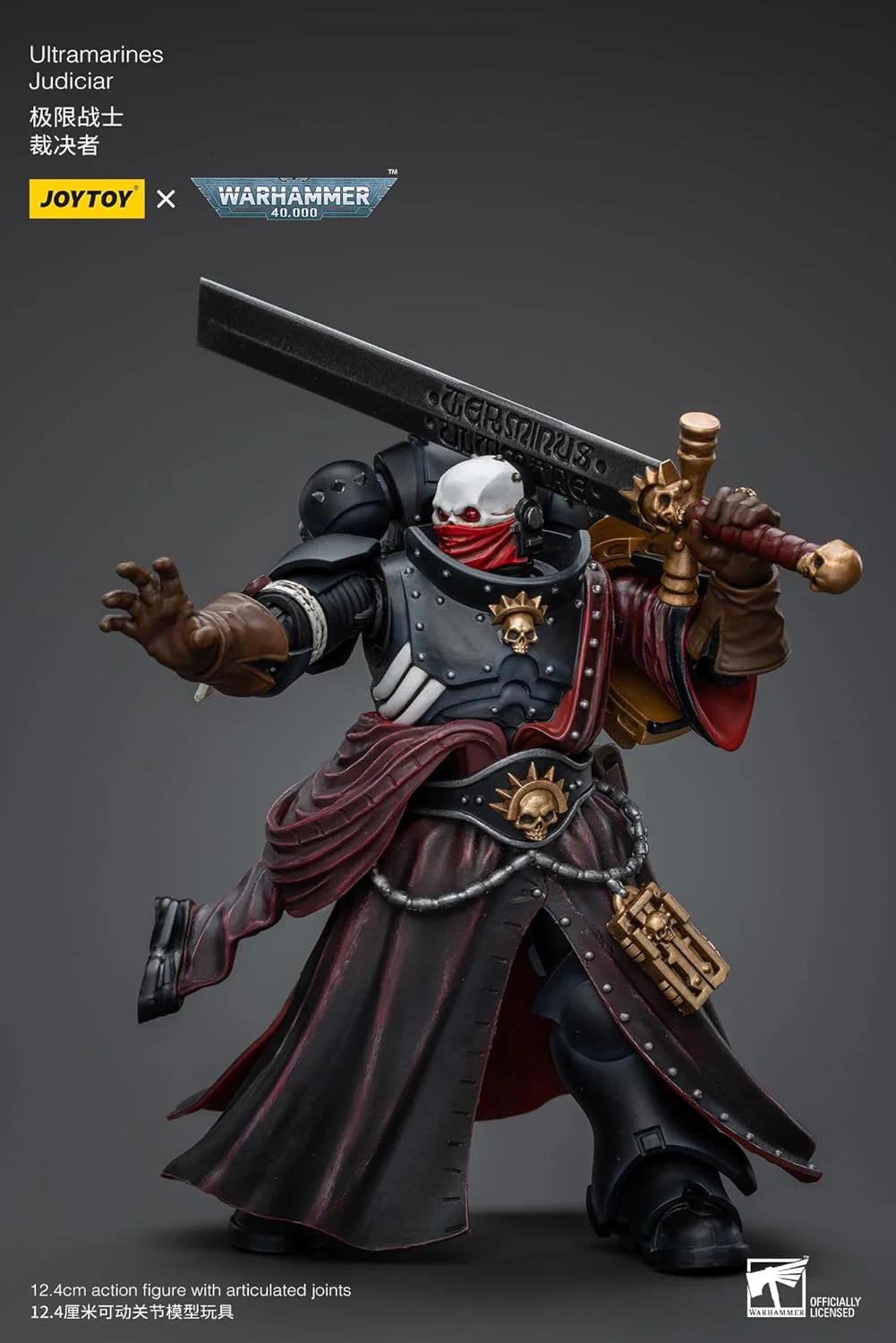 Warhammer 40k Ultramarines Judiciar 1/18 Scale Action Figure - Image 7