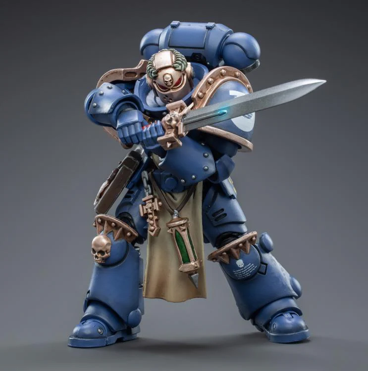 Warhammer 40K Ultramarines Primaris Company Champion 1/18 Scale Figure - Image 3
