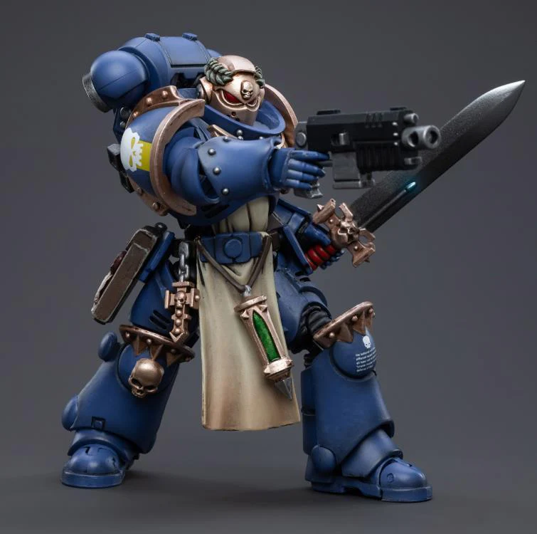 Warhammer 40K Ultramarines Primaris Company Champion 1/18 Scale Figure - Image 7