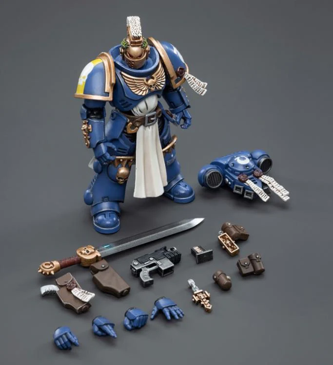 Warhammer 40K Ultramarines Primaris Company Champion Brother Parnaeus 1/18 Scale Figure - Image 8