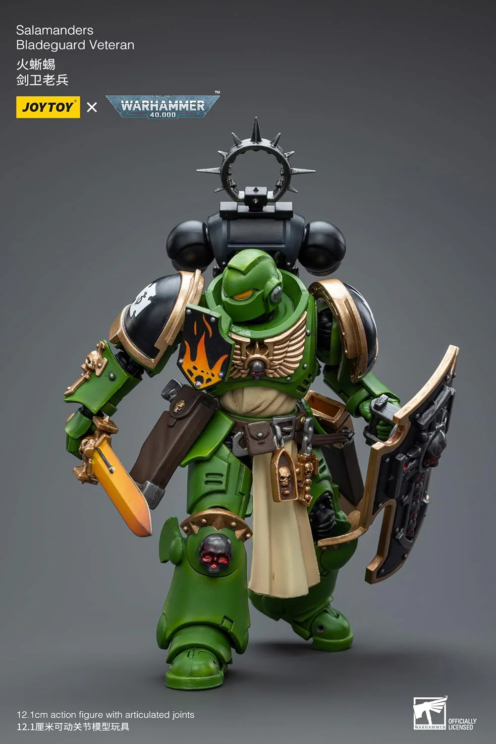Warhammer 40K Ultramarines Salamanders Bladeguard Veteran 1/18 Scale Action Figure - Image 5