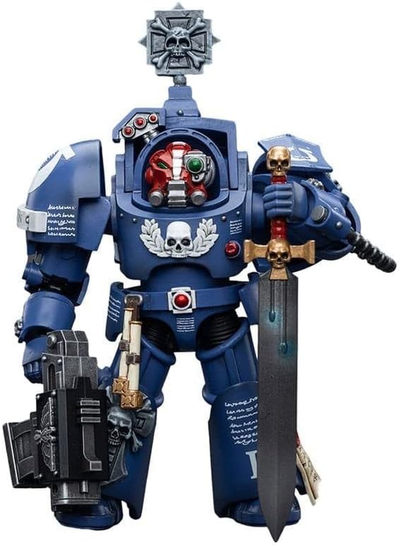 Warhammer 40K Ultramarines Terminators Sergeant Terconon 1/18 Scale Figure - Image 2